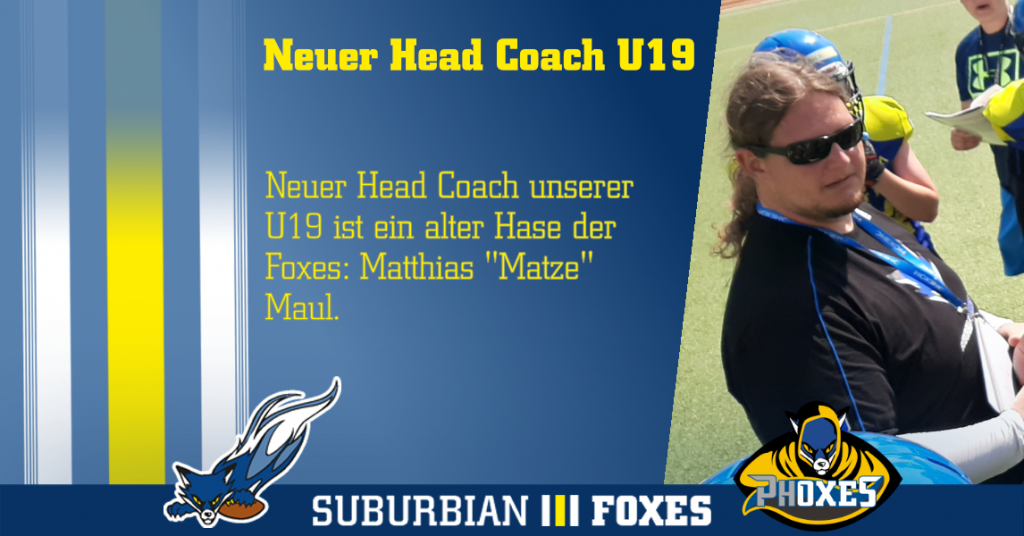 Neuer Head Coach der U19 Matthias "Matze" Maul